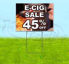 E-CIG SALE 45% OFF 18x24 Yard Sign WITH STAKE Corrugated Bandit USA VAPE DEALS