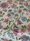 Pottery Barn Twin Duvet Cover Flowers Button Closure
