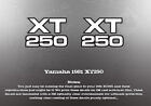 YAMAHA 1981 XT250 SIDE COVER DECALS GRAPHICS LIKE NOS