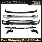 New Front Bumper Chrome Kit with Brackets LH+RH Side For 2001-2004 Toyota Tacoma