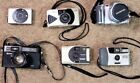 New ListingLot of 6 FILM CAMERAS YASHICA CANON OLYMPUS PENTAX SAMSUNG AS IS UNTESTED
