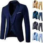 Men's Clothes Jacket Wedding Suit Business Slim Vest & Pants Blazer Party