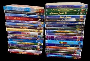 Disney 36 Animated Movie Lot Sealed New