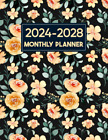 2024 to 2028 Planificador Mensual Organizador De Calendario Y Horario De 5 Años