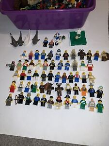 Lego Lot With Over 60 Mini figures