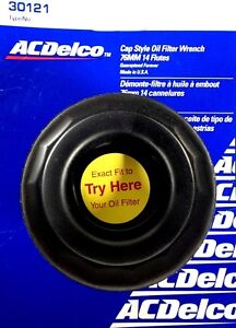 ACDelco Cap Style Oil Filter Wrench 76MM 14 flutes 3/8