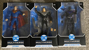 DC Multiverse Mcfarlane Toys Rebirth Superman , BLACK Suit,  Batman beyond