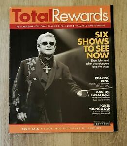 Las Vegas Caesars Casino Total Rewards Elton John Fall 2011 Magazine