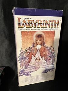 New ListingLabyrinth VHS (1986) ~ David Bowie Fantasy Sci-fi Jennifer Connelly Jim Henson