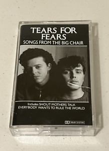 Tears for Fears Songs From The Big Chair Cassette tape 1985 Synth Pop Electronic
