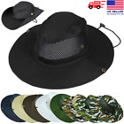 Wide Brim Tactical Bucket Hat Boonie Safari Sun Protection Cap Outdoor Fishing