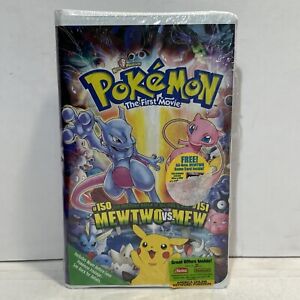 New ListingSEALED Pokémon the First Movie: Mewtwo vs. Mew VHS Tape