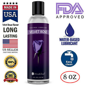 Personal Lubricant Water Based Lube Long Lasting Uni-Sex Lube USA Velvet Rose