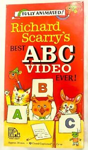 Vintage Richard Scarry’s Best ABC Video Ever (VHS, 1989) Random House NEW SEALED