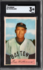 1954 Bowman #66 B Ted Williams Short Print SP Graded SGC 3 Centered Red Sox HOF