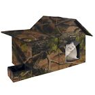 Outdoor Cat House, Feral Cat House Insulated with Mat and Clip, Weatherproof ...
