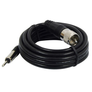 RoadPro RP-100C 10 Foot PL-259 to Motorola replacement cable