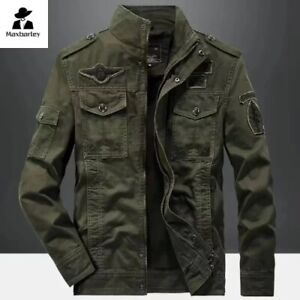Army Military Jacket Men Plus Size M-6XL Jaqueta Masculina Cargo Mens Jackets