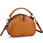 Genuine Leather Vintage Women Small Shoulder Bag Crossbody Bag Phone Purses