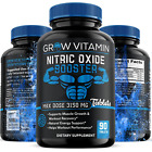 NITRO PUMP Nitric Oxide Pre Workout Muscle Growth + EXPLOSIVE ENDURANCE Tablets
