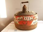 Vintage OILZUM Outboard Motor Oil Can