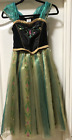 Disney Store Frozen Princess Anna Dress Up Gown Costume girls size 7-8 Halloween