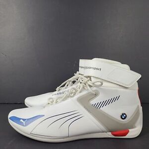 Puma Men's BMW M Motorsport A3ROCAT Sneakers Trainers Athletic Shoes White Sz 13