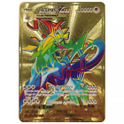Pokémon 10000point Metal Cards TCG Arceus VMAX Golden Pokemon for Kids Gifts