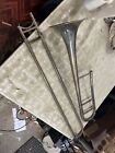 Vintage King H N White Trombone Silverplate Large Bore Low Pitch Pat may 17 1910