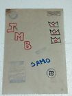 Jean-Michel Basquiat (Handmade)  Painting - Drawing on Old paper signed