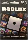 $100 Face Value Roblox Physical Gift Card Includes Free Virtual Item($50x2cards)