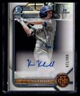 New Listing2022 Bowman Chrome Refractor Kevin Kendall Auto 1st RC Rookie /499 METS
