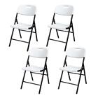 8 Pack  Commercial Plastic Folding Stackable Chairs Seats -Event Wedding Party