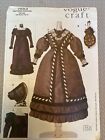 Vogue craft pattern #7553 historical doll clothes 1820s 1830s Barbie 11.5