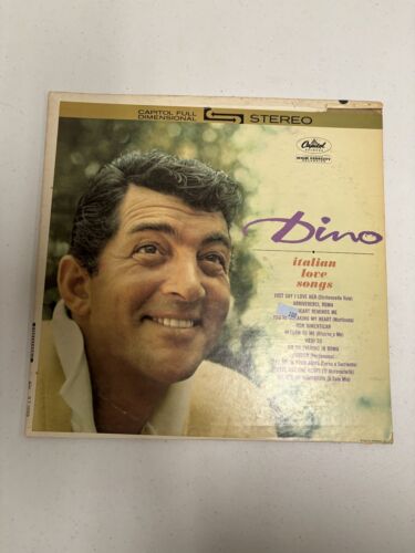 Dean Martin – Dino: Italian Love Songs - 1962 - Capitol Records ST-1659 Vinyl LP