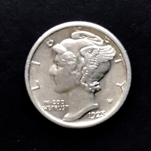 1923-S Mercury Dime Better Date/ Mintmark  U S Coins Silver