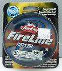Berkley FireLine Crystal 30lb braided fishing line 125 yards