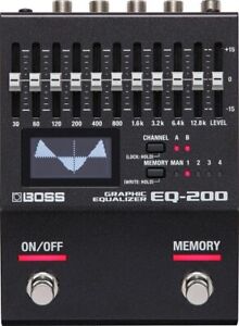 New BOSS EQ-200 Graphic Equalizer Guitar Effects Pedal DHL Express EMS or JPN