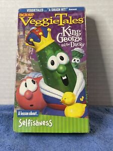 VeggieTales King George and The Ducky (2000, VHS) New Sealed