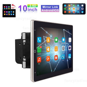 2 Din Android 11.0 Rotatable Touch Screen Car Radio GPS Navi 10.1'' Car Stereo
