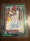 New ListingYohandy Morales 2024 Bowman Chrome 1st Green Refractor Auto 85/99 Nationals 🔥🔥