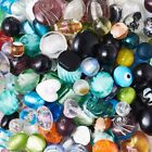20 Lampwork Glass Beads Flat Coin Swirl Assorted Lot 4mm-20mm Mixed Set Supplies