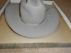 Vintage Resistol County Sheriff W30 Silver Belly  7 1/4 Cowboy Hat With Box, New