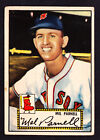 1952 TOPPS #30 MEL PARNELL RED SOX RED BACK