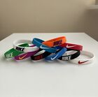 9 Pack of Nike Silicone Wristband Bracelets