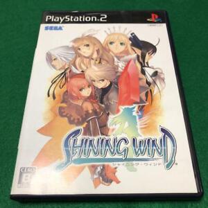 USED PS2 PlayStation 2 Shining Wind japan game