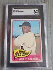 1965 Topps Willie Stargell #377. Graded SGC 6 Excellent-Near Mint. Sharp. Color
