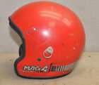 Vintage Bell Mag 4 Force Flow magnum motorcycle helmet red collectible Large USA