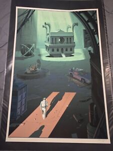Laurent Durieux, THE FIRST TIME MACHINE, L'ANACHRONOPÈTE, Screen Print Poster