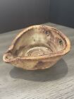 Drip Glaze Small Unusual Pottery Bowl Hand Thrown Signed Studio Susan Sheridan
